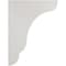 Ekena Millwork 1 3/4"W x 7 1/4"D x 9 1/2"H Plymouth Wood Vintage Decor Bracket, Chalk Dust White BKTWD02X07X10PLWH - alternate 2